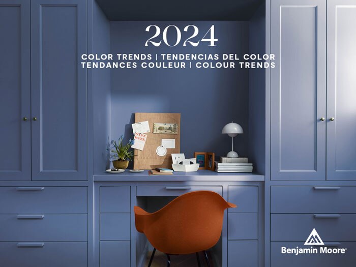 Front cover of Colour Trends 2024 colour brochure